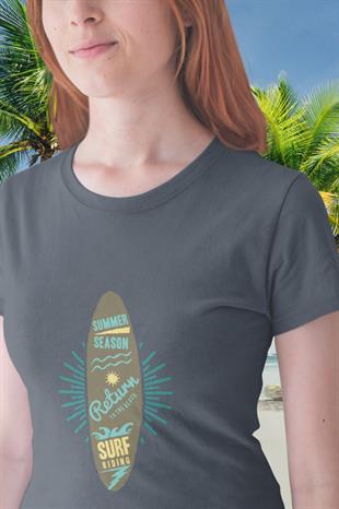 Surf Riding Tasarım T-shirt