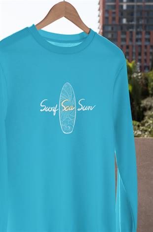 Surf Sea Sun Tasarım Uzunkol T-shirt