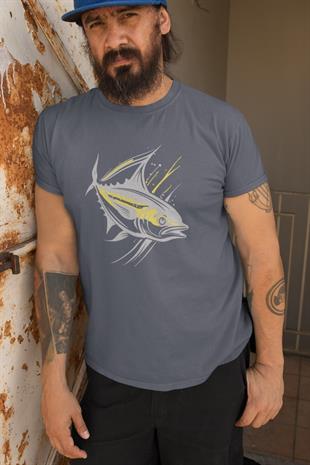 Tuna Balığı Tasarım T-shirt