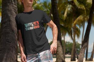 Wind Surfing Tasarım T-shirt