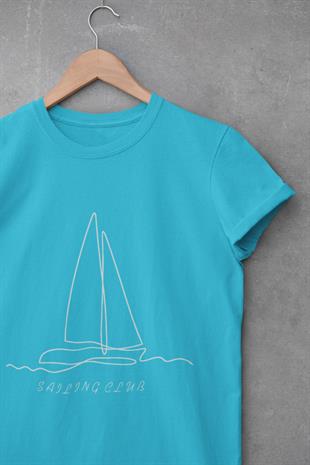Yelken Çizgi Tasarım T-shirt
