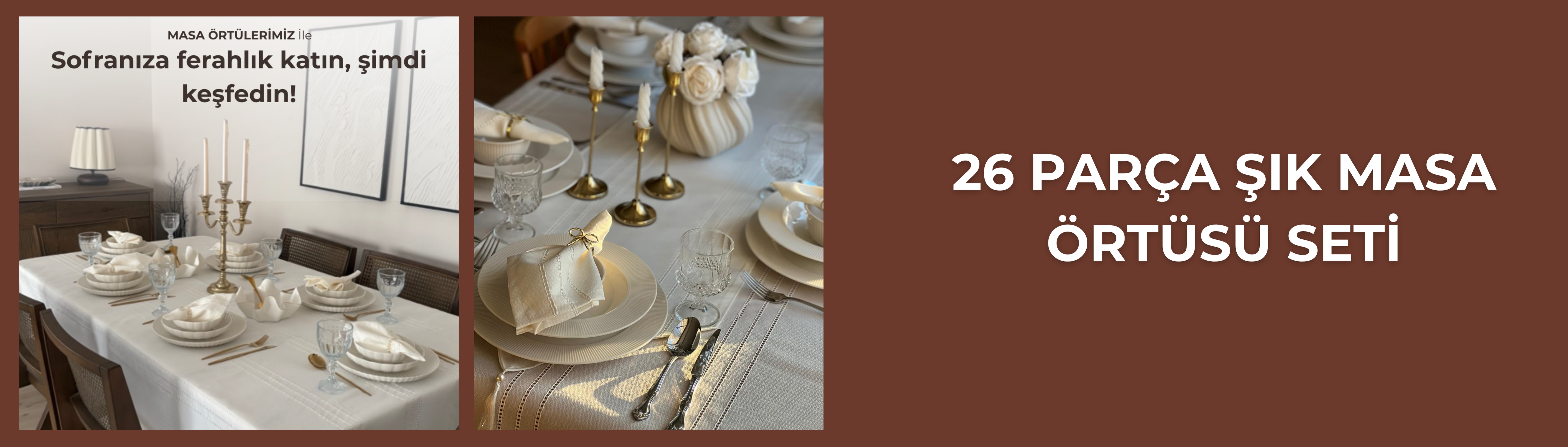 26 PARÇA MASA ÖRTÜSÜ SETİ