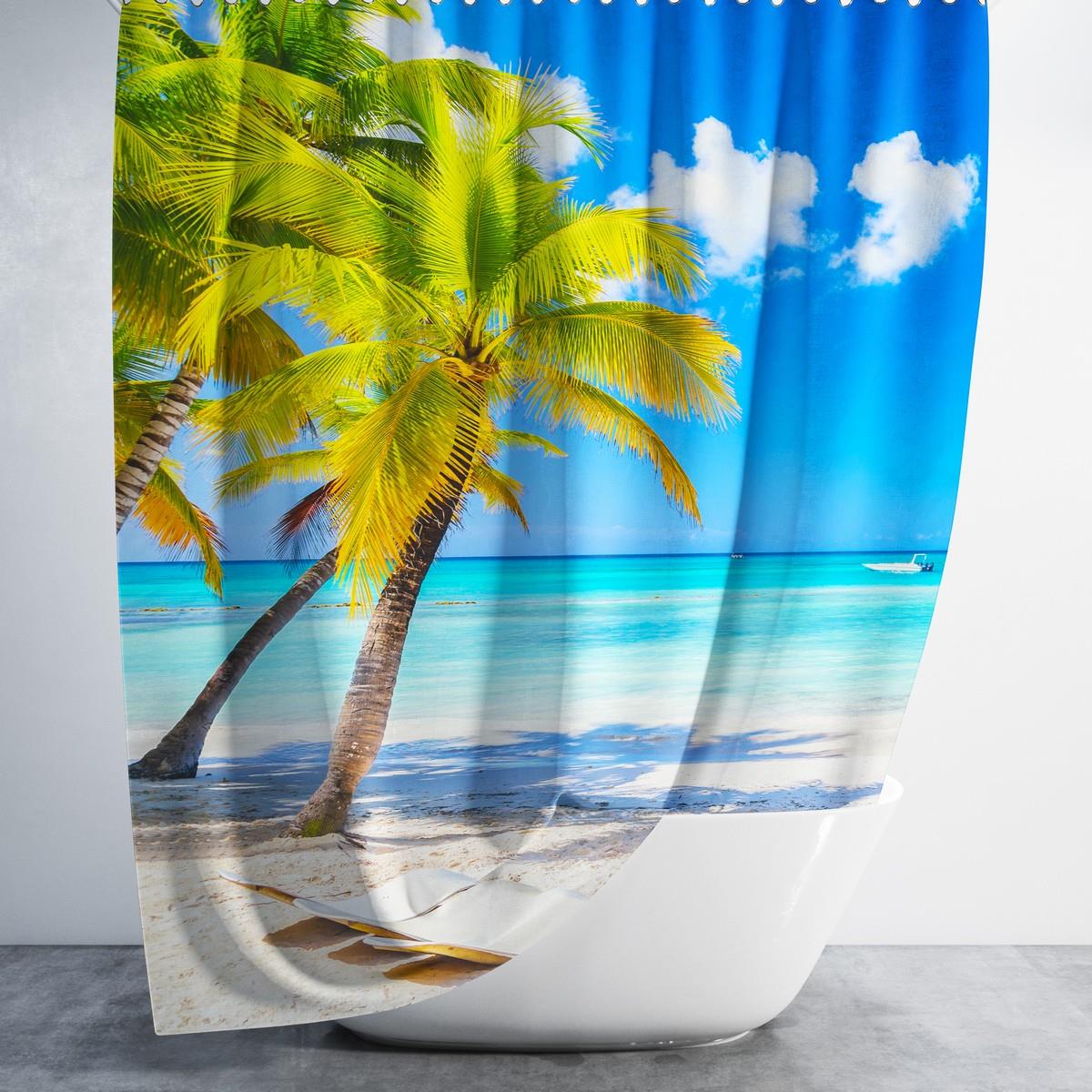 Karayipler Desenli Banyo Perdesi 180x200 cm Dijital Baskılı Su Geçirmez C Halka Hediyeli Duş PerdesiSamimi bir yemek, aile içinde hoş bir akşam masanıza uyacak masa örtüleri ve runner'lar