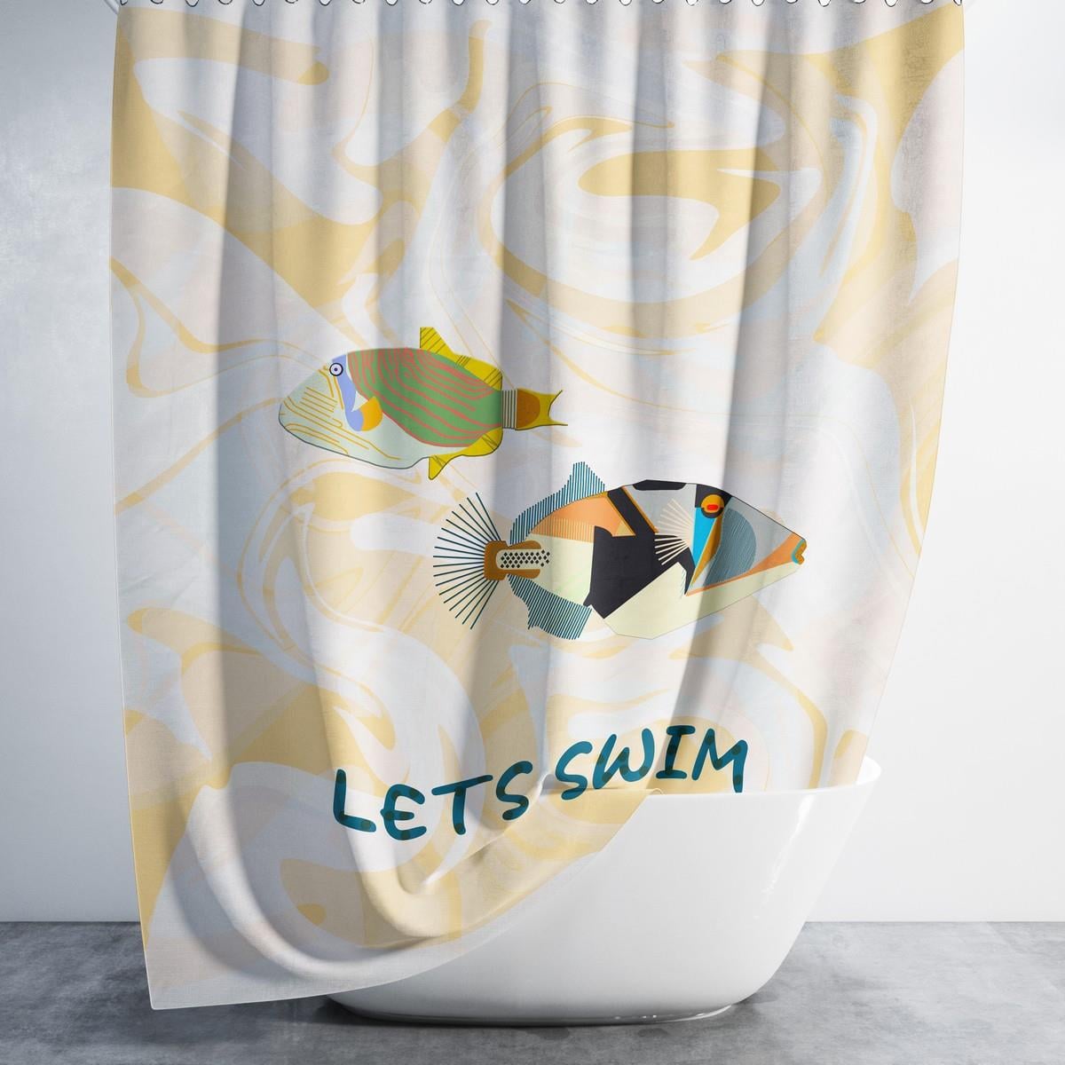 Renkli Balık Desenli Banyo Perdesi 180x200 cm Dijital Baskılı Su Geçirmez C Halka Hediyeli Duş PerdesiSamimi bir yemek, aile içinde hoş bir akşam masanıza uyacak masa örtüleri ve runner'lar