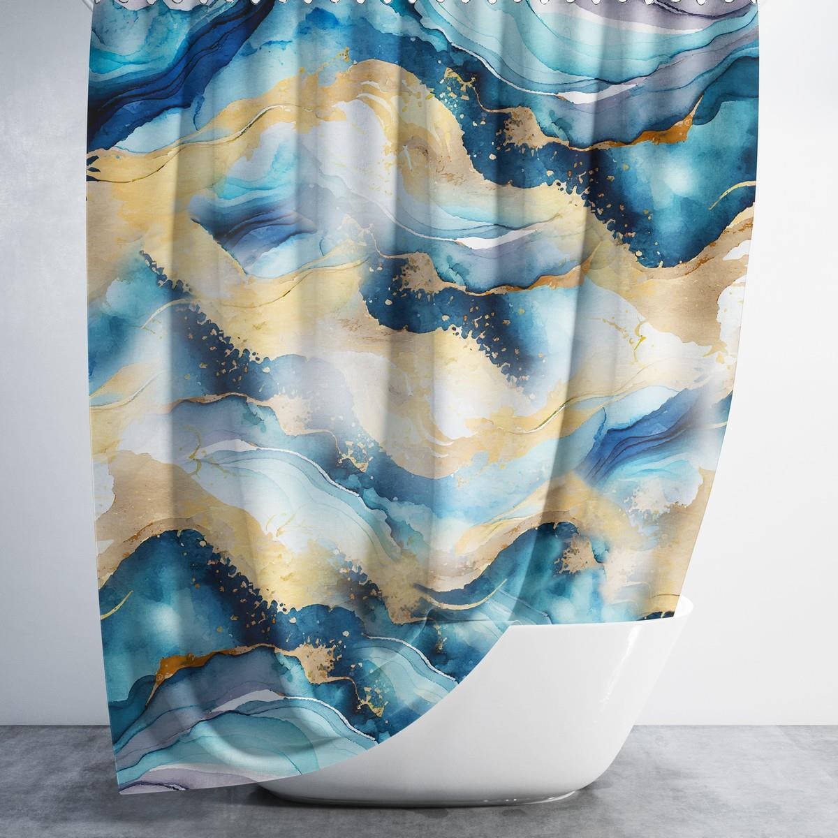 Mermer Desenli Renkli Banyo Perdesi 180x200 cm Dijital Baskılı Su Geçirmez C Halka Hediyeli Duş PerdesiSamimi bir yemek, aile içinde hoş bir akşam masanıza uyacak masa örtüleri ve runner'lar