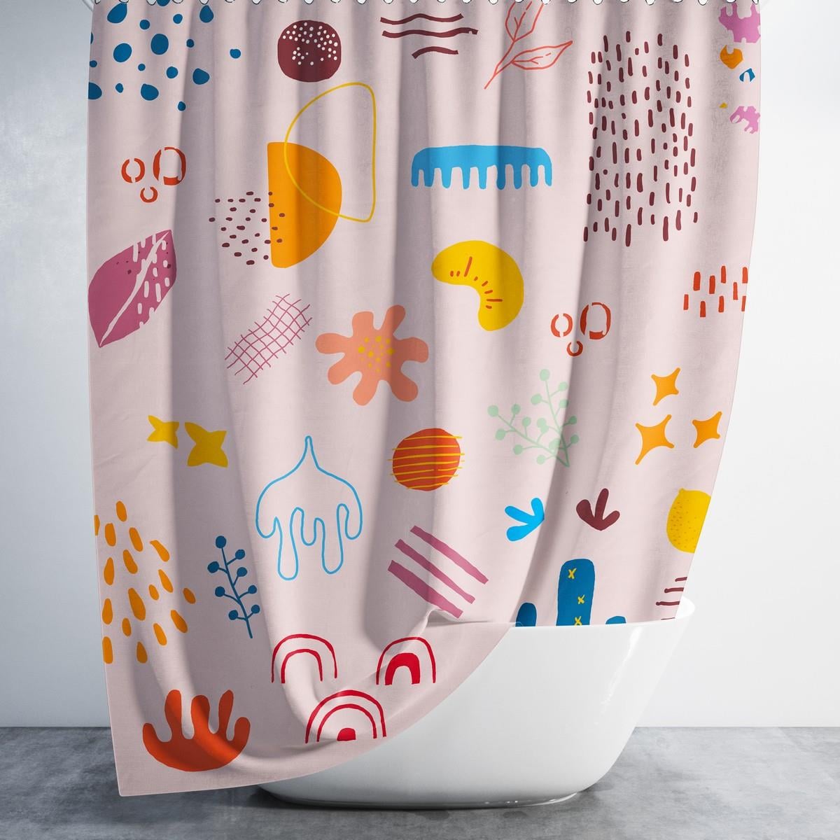 Sevimli Desen Pembe Renkli Banyo Perdesi 180x200 cm Dijital Baskılı Su Geçirmez C Halka Hediyeli Duş PerdesiSamimi bir yemek, aile içinde hoş bir akşam masanıza uyacak masa örtüleri ve runner'lar
