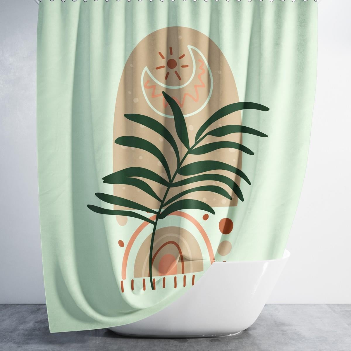 Palmiye Desenli Yeşil Banyo Perdesi 180x200 cm Dijital Baskılı Su Geçirmez C Halka Hediyeli Duş PerdesiSamimi bir yemek, aile içinde hoş bir akşam masanıza uyacak masa örtüleri ve runner'lar