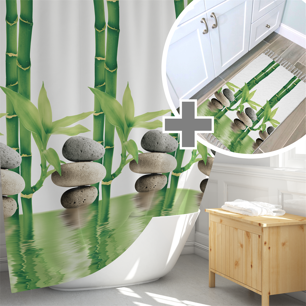 Dijital Baskılı Bamboo Banyo Paspası, Kaymaz Taban Paspas Seti, Banyo  Perdesi ve PaspasıToptan veya Perakende Banyo Perdeleri ,Toptan Duş  Perdesi, Toptan Banyo Perde ve Borusu uygun fiyatlı Toptan banyo borusu  banyo perdeleri