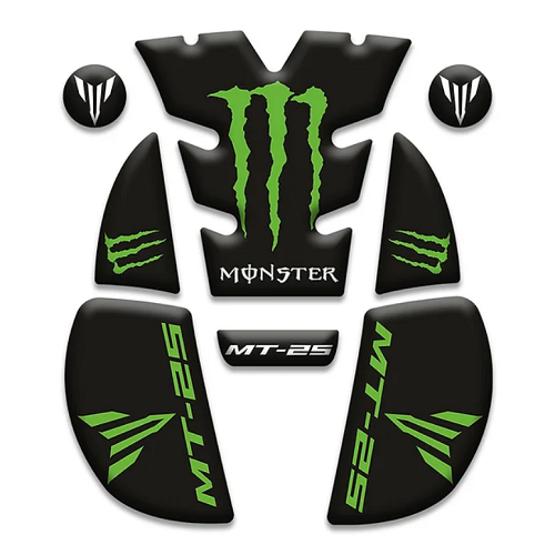  Wolf Tank Pad Siyah-Yeşil Yamaha Mt-25 2020-2023
