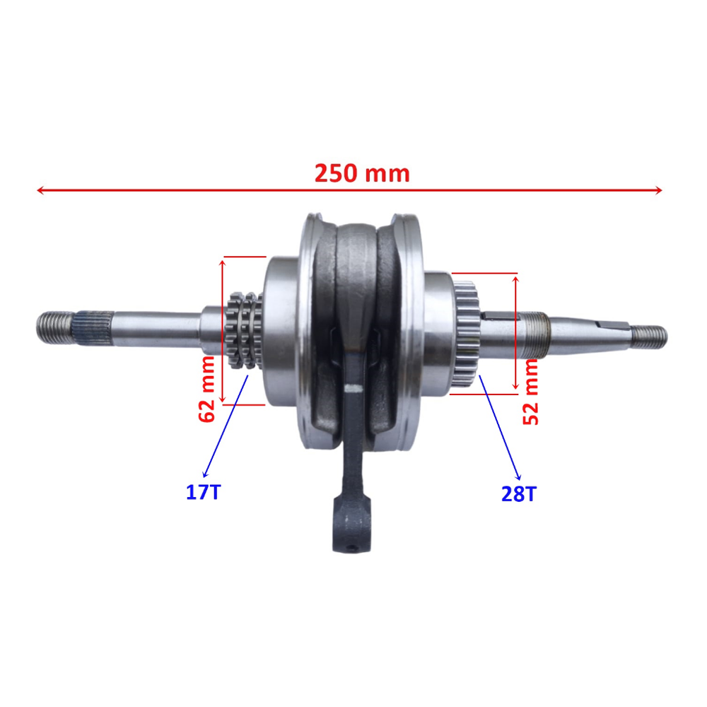 Motobir Krank Komple Küba Zenzero 125 Pride 125