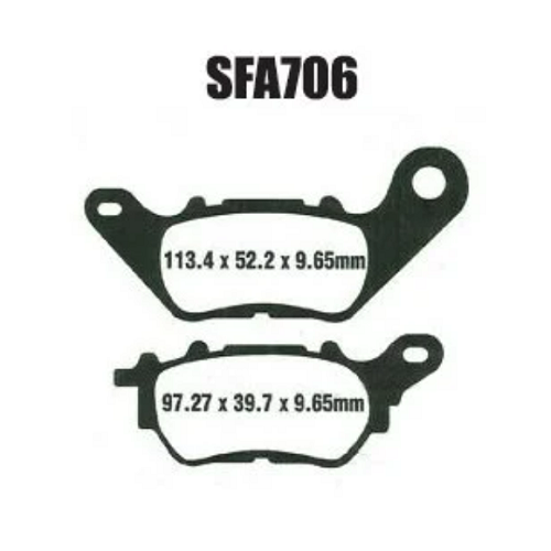 Ebc Fren Balatası SFA706 Yamaha X-Max 125 250 300 2018-2020
