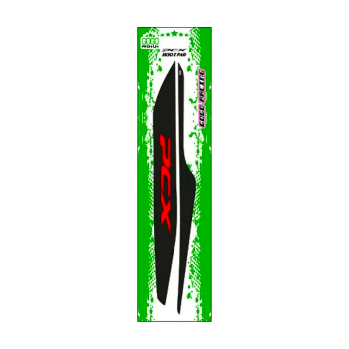 GogoGogo Egzoz Tank Pad Siyah Kırmızı 010 Honda PcxSF006398