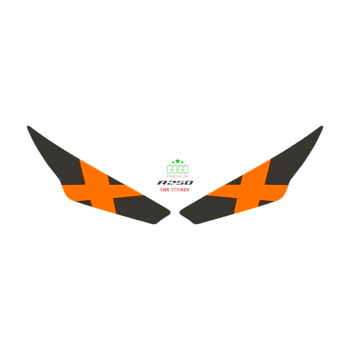 GogoGogo Far Sticker 006 X Turuncu Rks R250 2023-2024SF006383