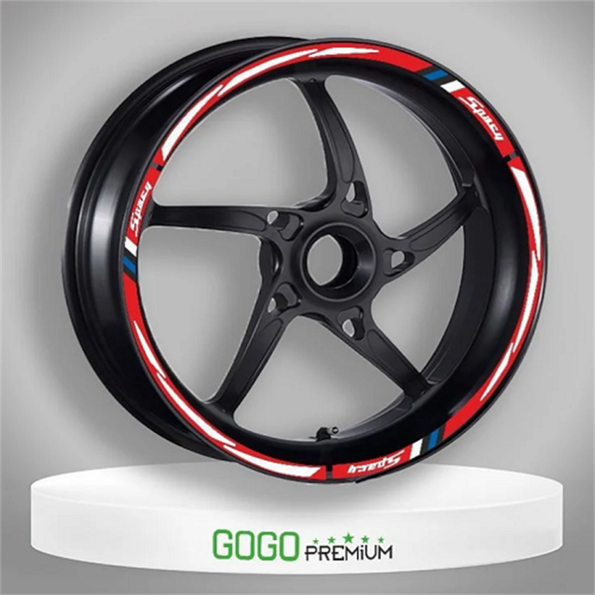 Gogo Jant Şeridi Kırmızı Honda Spacy