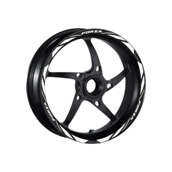 GogoGogo Jant Şeridi Reflektör Beyaz-Siyah II Honda PcxSF006007
