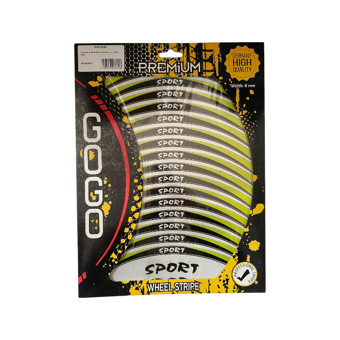 GogoGogo Jant Şeridi Sport Reflektörlü Yeşil-SiyahSF005967