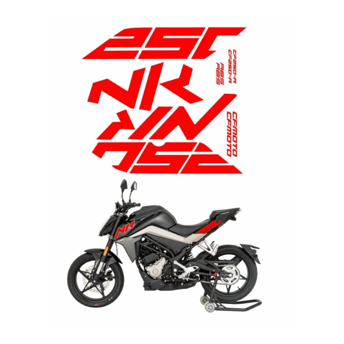 GogoGogo Sticker Seti Kırmızı Cf Moto Nk 250SF006371