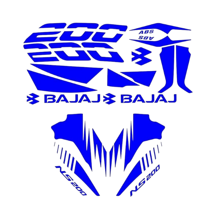 GogoGogo Sticker Seti Mavi Bajaj Pulsar Ns 200SF006300