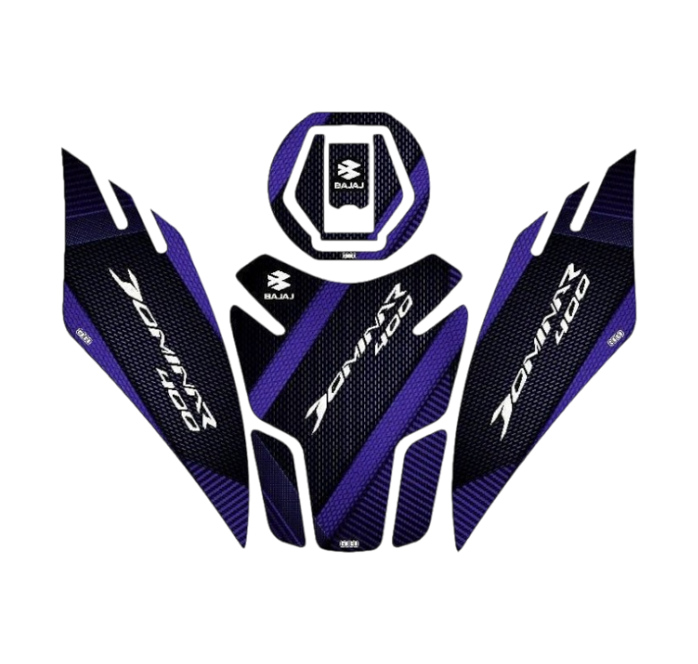 GogoGogo Tank Pad Set 002 Siyah Mor Bajaj Dominar 400 2017-2024SF006325