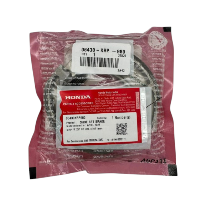 MotobirMotobir Arka Fren Balatası Kampana Orjinal 06430-K44-V80 Honda Spacy 110 Alpha 110 Dio 110 Activa 125 S Fizy 125 Pcx 125SF008587