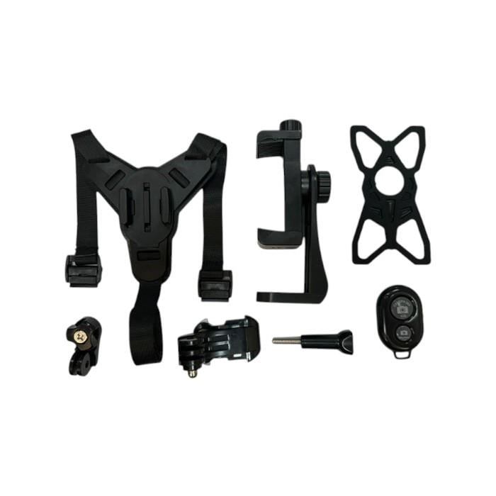 MotobirMotobir Motosiklet Kask Çene Bağlantılı Telefon ve Aksiyon Kamera Tutucu Full Set KumandalıSF005779