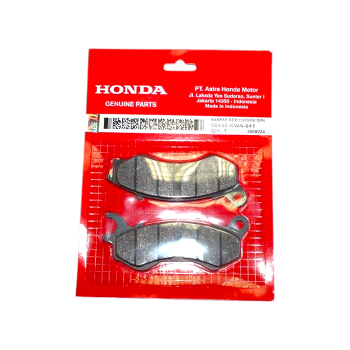 MotobirMotobir Ön Fren Balatası Orjinal 06455-KWN-641 Honda Pcx 125 150 2013-2017 Kanuni Mati 125 Revolt Rs7 Kymco Carry Santa 125SF006814