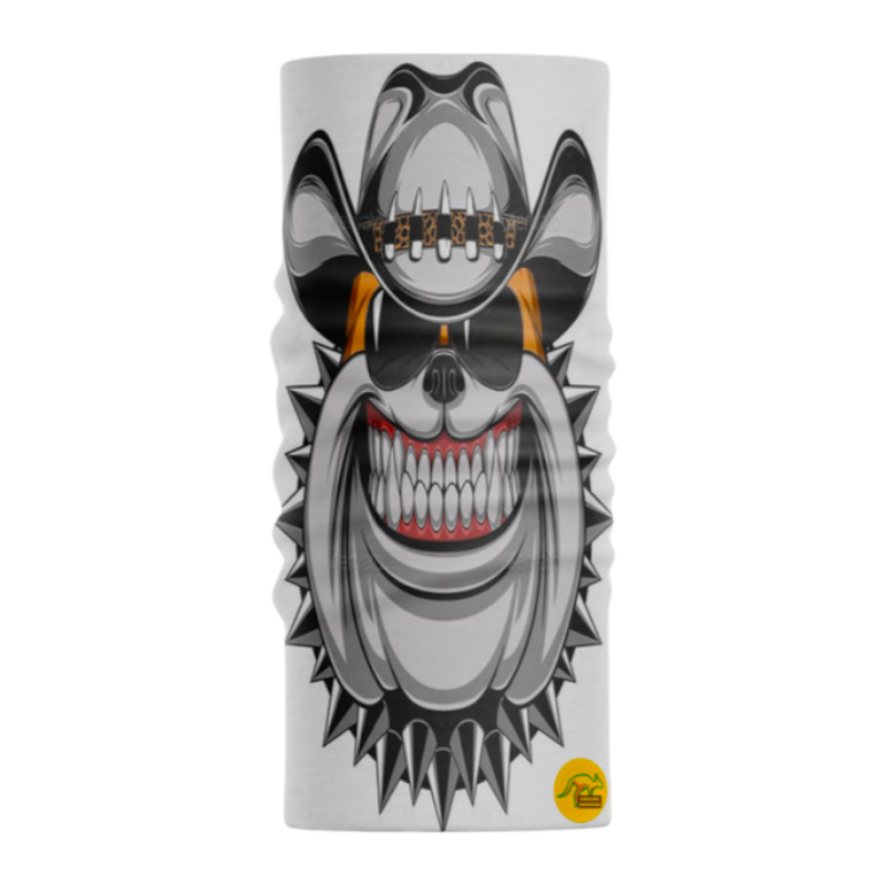 MotobirMotobir Baf-Bandana Gülen Kovboy Şapkalı Tasmalı BulldogSF007782