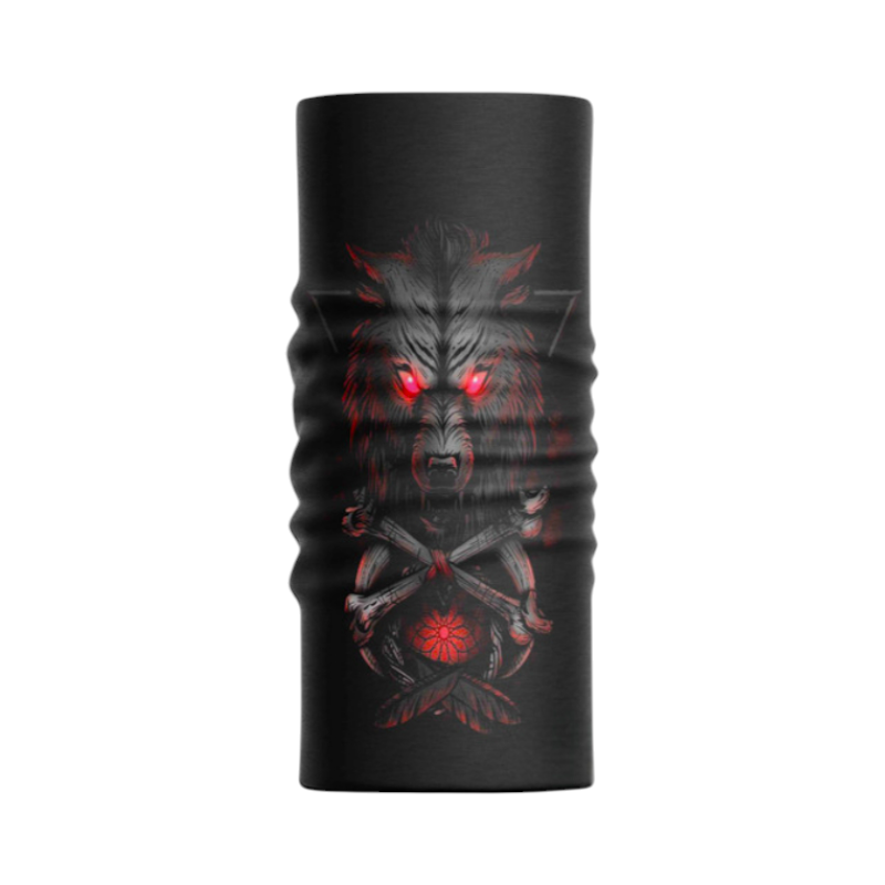 MotobirMotobir Baf-Bandana Siyah Kırmızı Şeytani KurtSF007792