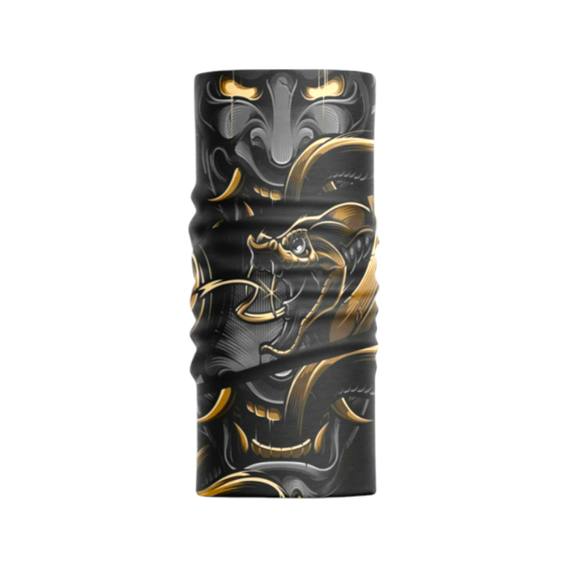 MotobirMotobir Baf-Bandana Siyah Gold Yılanlı ŞeytanSF007825