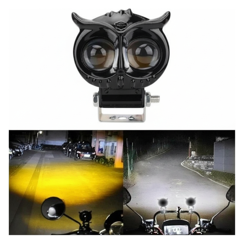 MotobirMotobir Sis Farı Baykuş Sarı Beyaz Çakar ModluSF009487