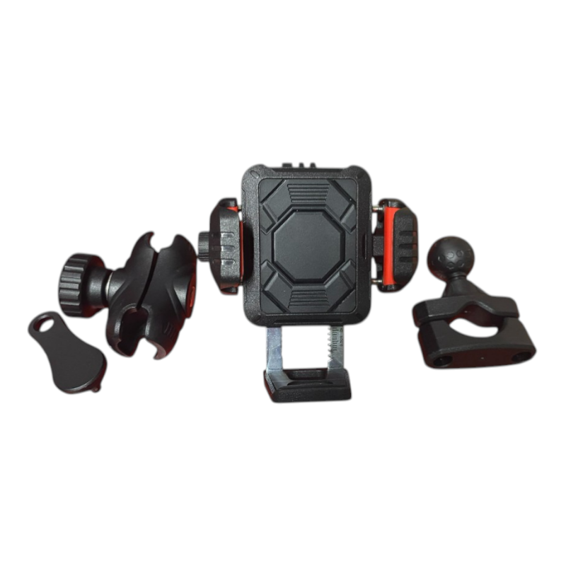 MotobirMotobir M063 Titreşim Modüllü Telefon Tutucu Ayna Bağlantılı GoPro AparatlıSF010052