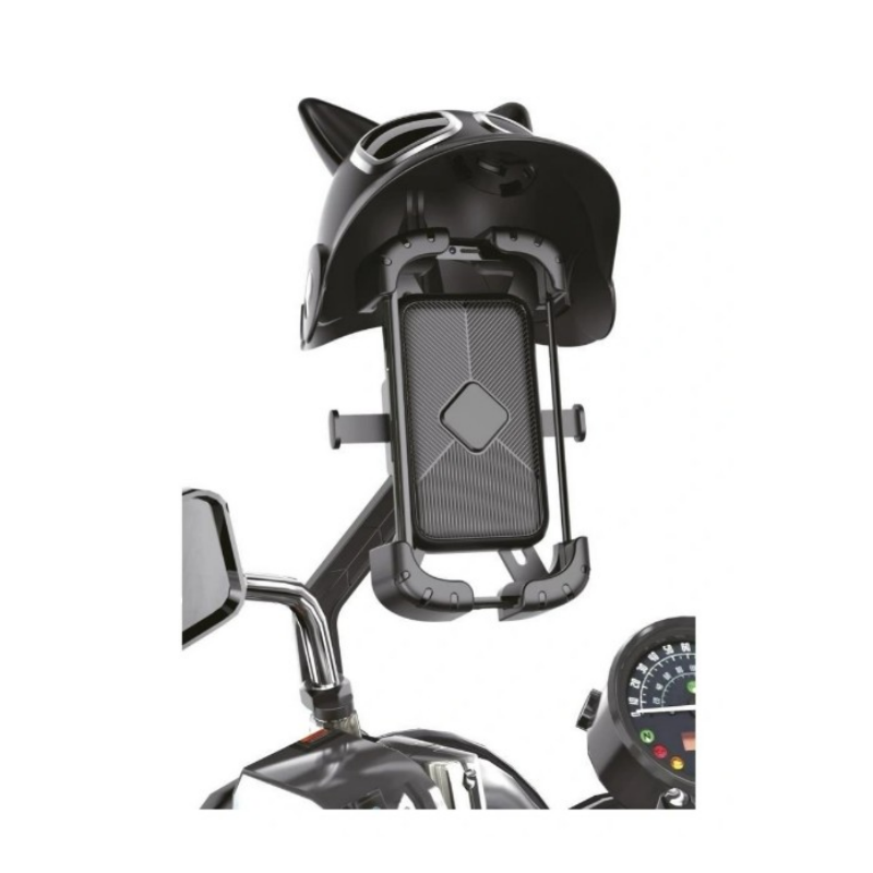 MotobirMotobir M047 Telefon Tutucu  Ayna Bağlantılı KediliSF010076