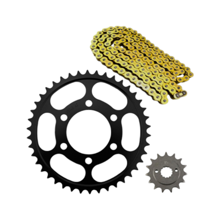 SfrSfr Zincir Dişli Seti Oringli Gold 428H128L Bajaj Pulsar Ns 200 Rs 200SF008682