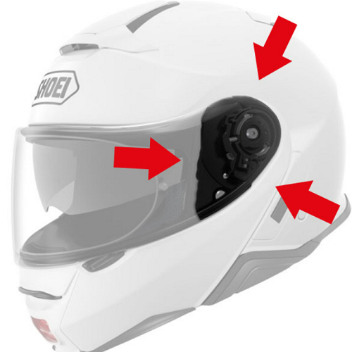 SHOEI CNS-3 Yan Kapak Set NEOTEC 2