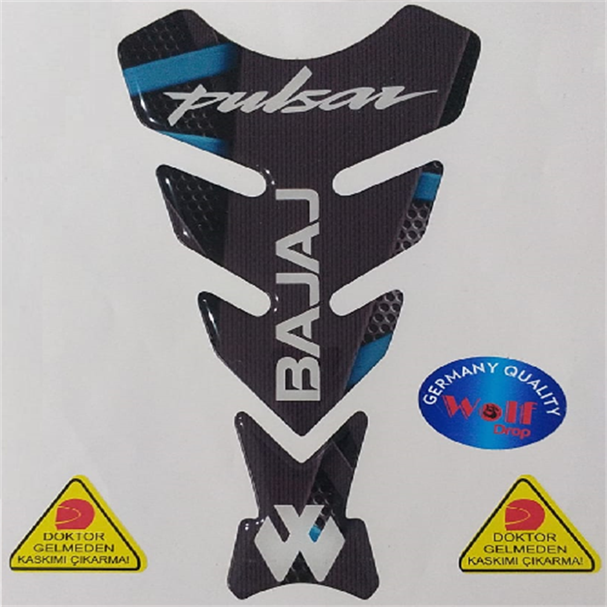 Wolf Tank Pad Bajaj Pulsar Siyah-Mavi