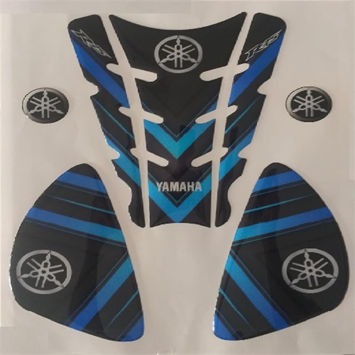Wolf Tank Pad Mavi-Siyah Yamaha R25 2014-2018