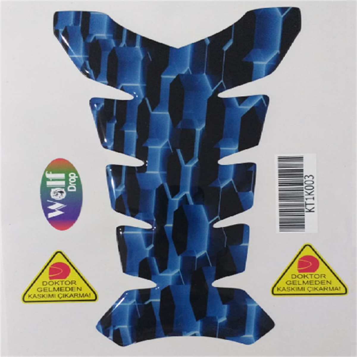 Wolf Tank Pad  Universal Mavi-Siyah