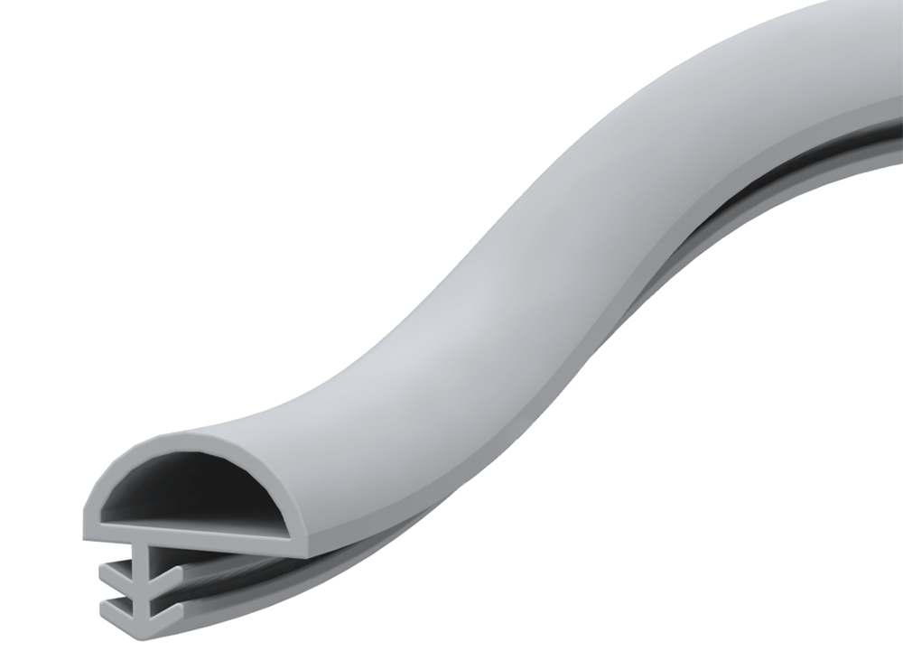 Contacall Ahşap Amerikan Kapı Kasa Fitili  25 Metre Krem Renk Yandan Tırnaklı 10 mm Genişlik D Fitil