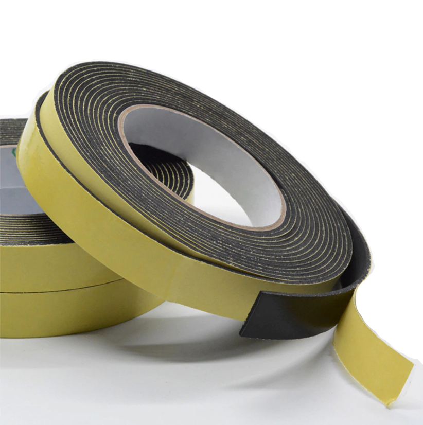 Contacall Kapı Pencere İzolasyon Bandı Yapışkan Sünger 5 mm Kalınlık 35 mm Genişlik 10 Metre Uzunluk / Epdm-5*35