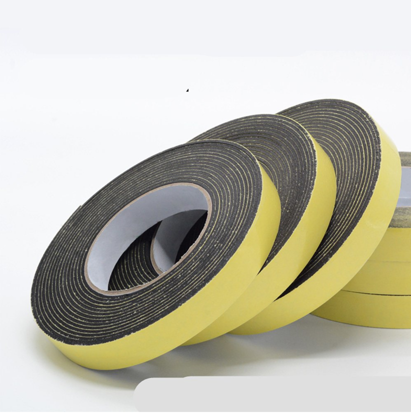 Contacall Kapı Pencere İzolasyon Bandı Yapışkan Sünger 4 mm Kalınlık 25 mm Genişlik 10 Metre Uzunluk / EVA-4*25