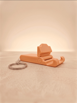 CONTACALL 3D Baskı Anahtarlık & Telefon Tutucu – Pratik Stand & Şık Tasarım