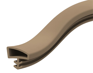 Contacall Ahşap Kapı Fitili Ahşap Kapı Contası Kahverengi 25 Metre Ortadan Tırnaklı AKC-61