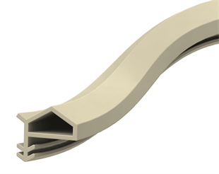 Contacall Ahşap Kapı Fitili Ahşap Kapı Contası Siyah 25 Metre Yandan Tırnaklı