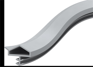 Contacall Ahşap Kapı Fitili Ahşap Kapı Contası Beyaz 25 Metre Ortadan Tırnaklı AKC-10