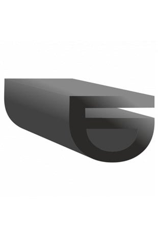 Contacall Çelik Kapı Fitili Çelik Kapı Contası Geçmeli Eşik Fitili 6 Metre Siyah