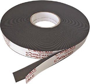 Contacall Yangın İntümesan Kapı Fitili Yangın Duman Contası 2 mm kalınlık 10mm genişlik 25 Metre