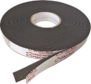 Contacall Yangın İntümesan Kapı Fitili Yangın Duman Contası 2 mm kalınlık 10mm genişlik 25 Metre