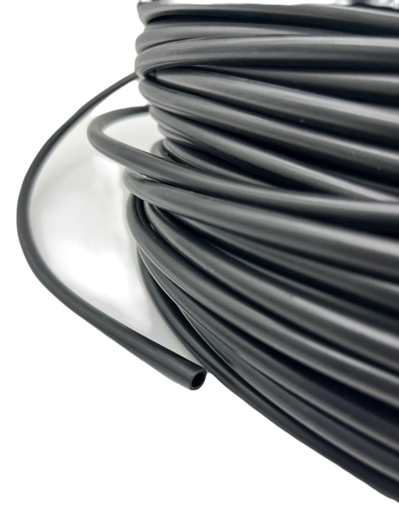 Contacall 5 mm iç çap 6mm dış çap Siyah Hortum 25 metre
