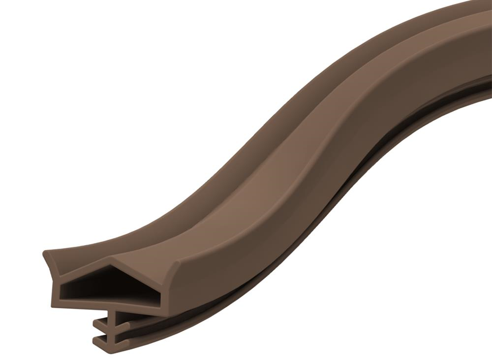 Contacall Ahşap Kapı Fitili Ahşap Kapı Contası Siyah 25 Metre Ortadan Tırnaklı AKC-11 