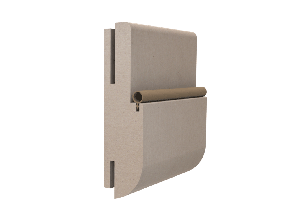 Contacall Ahşap Kapı Fitili AKC-05 Amerikan Kapı Kasa Kanat Fitili 25 Metre Siyah